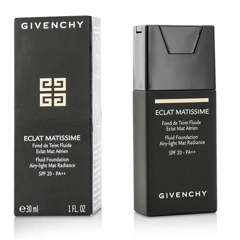 givenchy spf 20 eclat matissime fluid foundation|Givenchy .